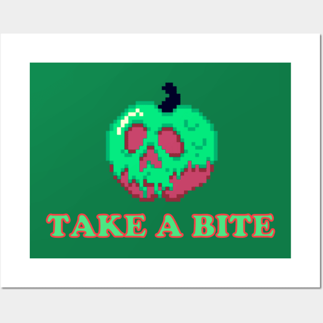 Take a Bite Poison Apple Wall Art by Contentarama